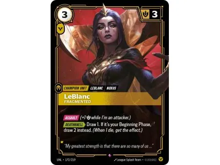 LeBlanc - Fragmented (Base) UNL-172 | UNL | ProCards México