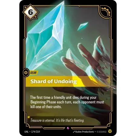 Shard of Undoing (Base) UNL-174 | UNL | ProCards México