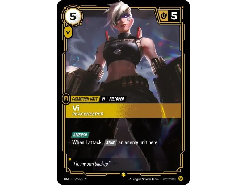Vi - Peacekeeper (Alt/Token side) UNL-176A | UNL | ProCards México