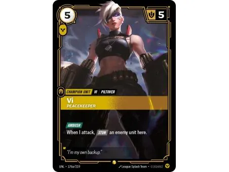 Vi - Peacekeeper (Alt/Token side) UNL-176A | UNL | ProCards México