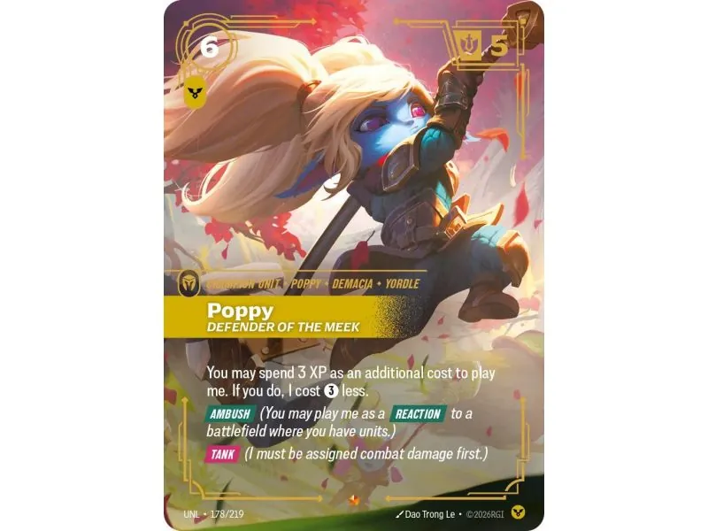 Poppy - Defender of the Meek (Base) UNL-178 | UNL | ProCards México