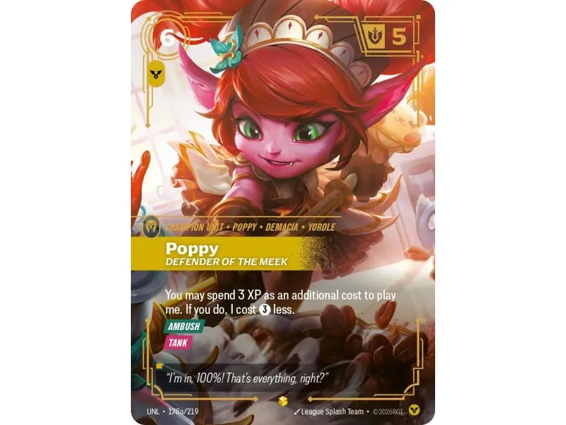 Poppy - Defender of the Meek (Alt/Token side) UNL-178A | UNL | ProCards México