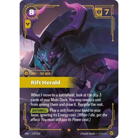 Rift Herald (Base) UNL-179 | UNL | ProCards México