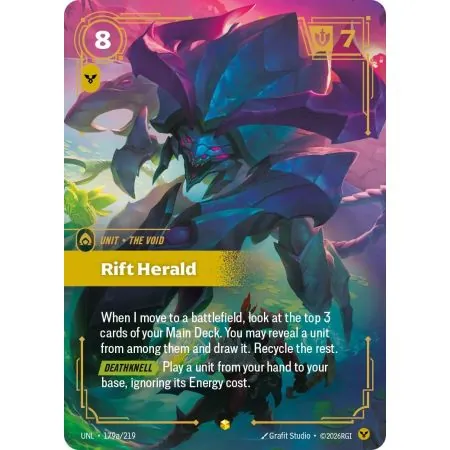 Rift Herald (Alt/Token side) UNL-179A | UNL | ProCards México