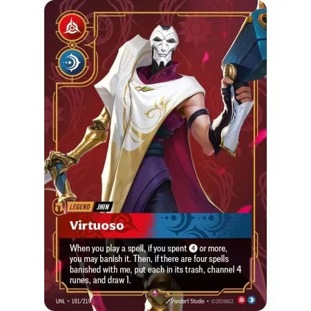Jhin - Virtuoso (Base) UNL-181 | UNL | ProCards México