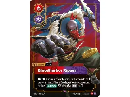 Pyke - Bloodharbor Ripper (Base) UNL-185 | UNL | ProCards México