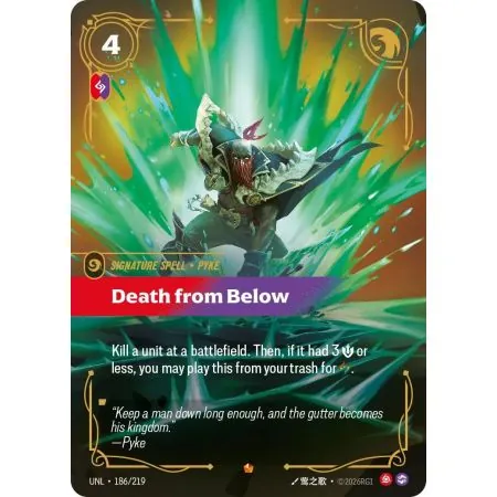 Death from Below (Base) UNL-186 | UNL | ProCards México