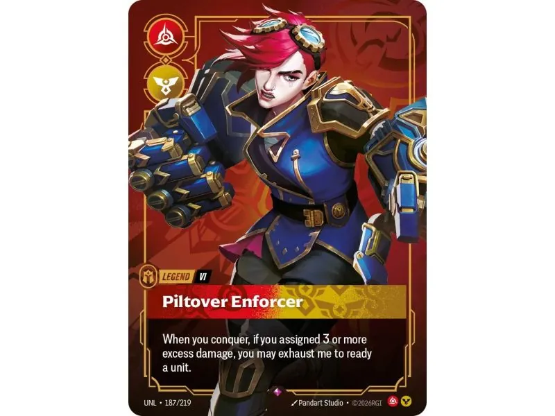 Vi - Piltover Enforcer (Base) UNL-187 | UNL | ProCards México