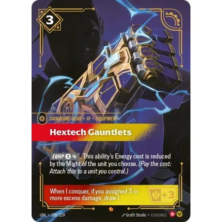 Hextech Gauntlets (Base) UNL-188 | UNL | ProCards México