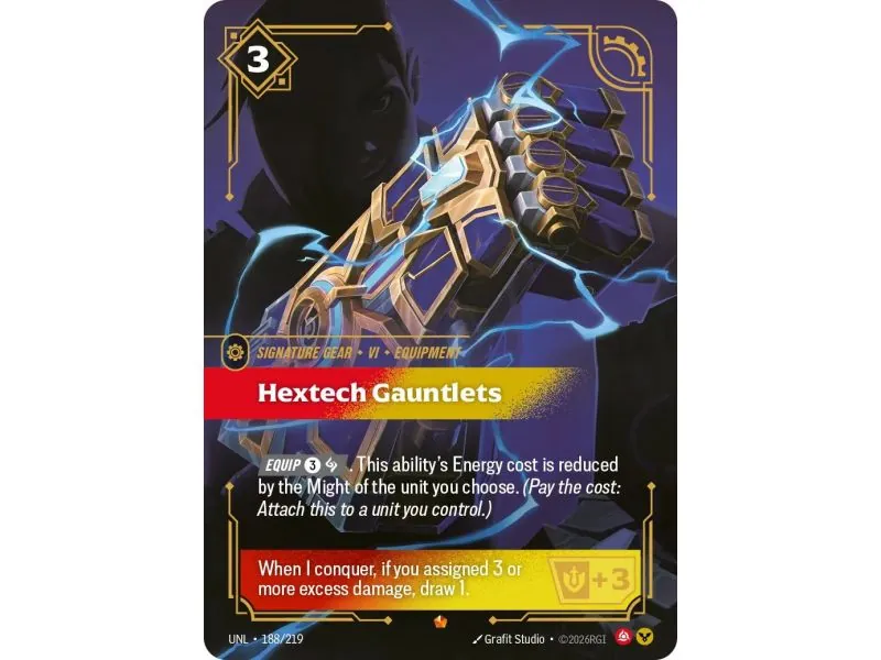 Hextech Gauntlets (Base) UNL-188 | UNL | ProCards México