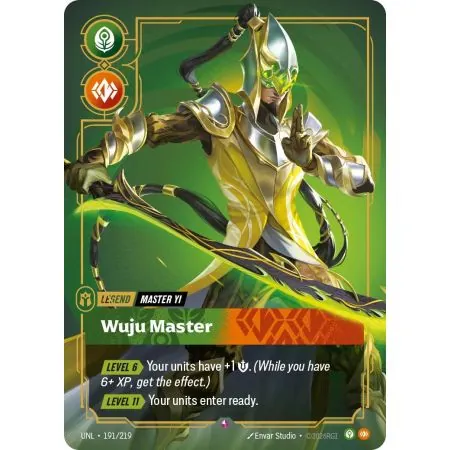 Master Yi - Wuju Master (Base) UNL-191 | UNL | ProCards México