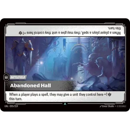 Abandoned Hall (Base) UNL-205 | UNL | ProCards México