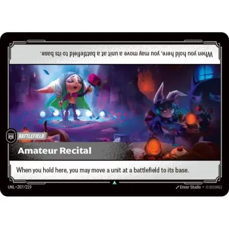 Amateur Recital (Base) UNL-207 | UNL | ProCards México