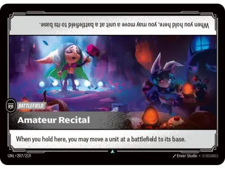 Amateur Recital (Base) UNL-207 | UNL | ProCards México