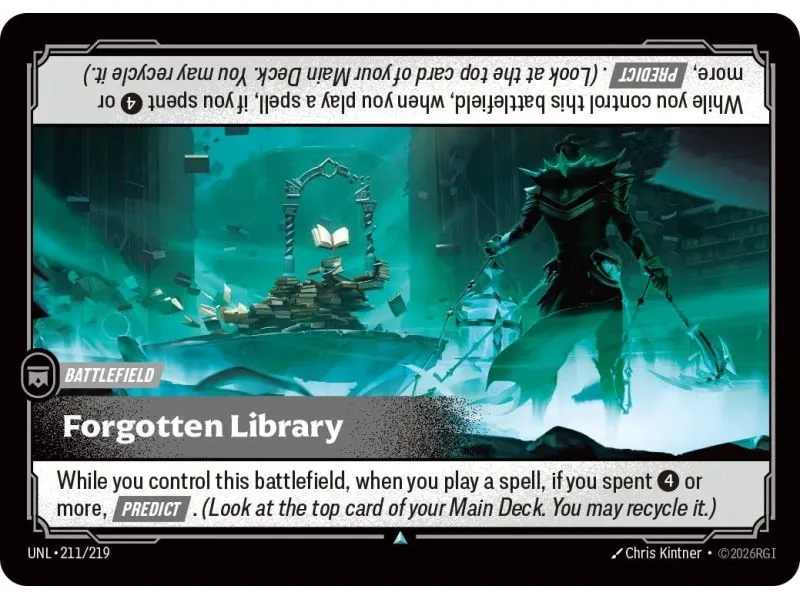 Forgotten Library (Base) UNL-211 | UNL | ProCards México