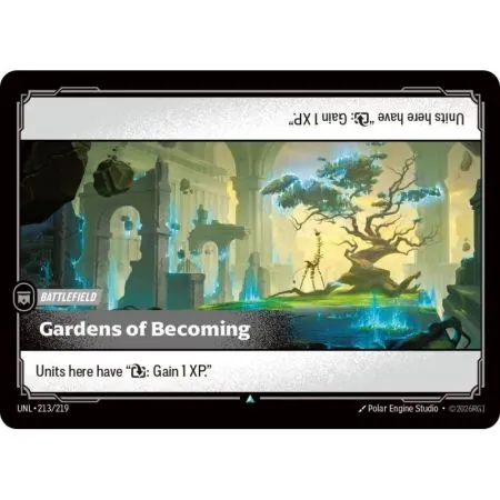 Gardens of Becoming (Base) UNL-213 | UNL | ProCards México