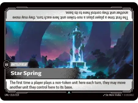 Star Spring (Base) UNL-215 | UNL | ProCards México