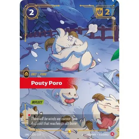 Pouty Poro (Base) UNL-220 | UNL | ProCards México