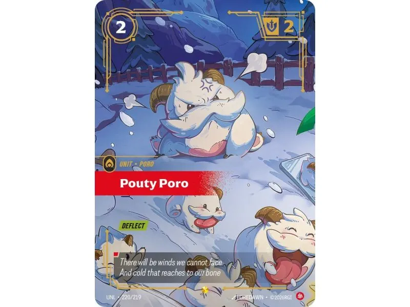 Pouty Poro (Base) UNL-220 | UNL | ProCards México
