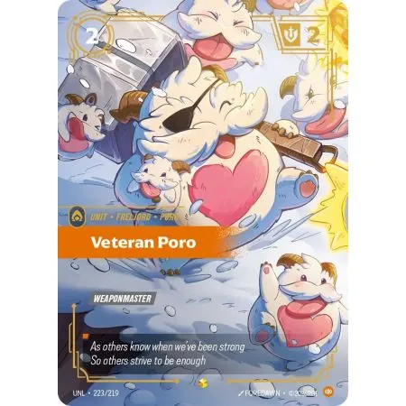 Veteran Poro (Base) UNL-223 | UNL | ProCards México