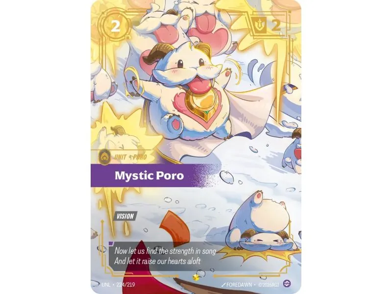 Mystic Poro (Base) UNL-224 | UNL | ProCards México