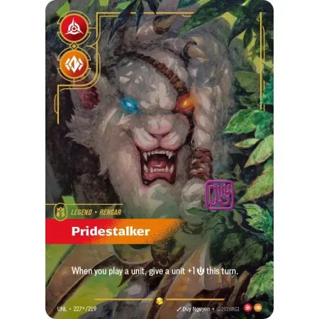 Rengar - Pridestalker (STAR) UNL-227-STAR | UNL | ProCards México