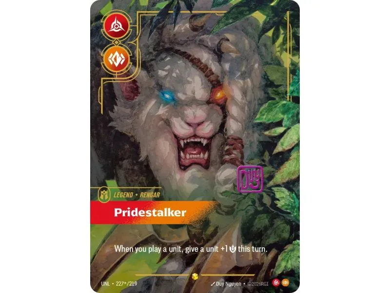 Rengar - Pridestalker (STAR) UNL-227-STAR | UNL | ProCards México