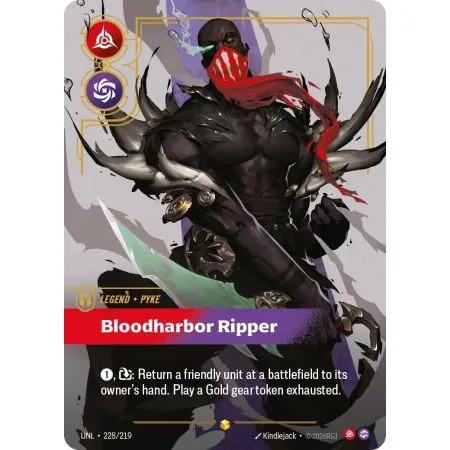 Pyke - Bloodharbor Ripper (Base) UNL-228 | UNL | ProCards México