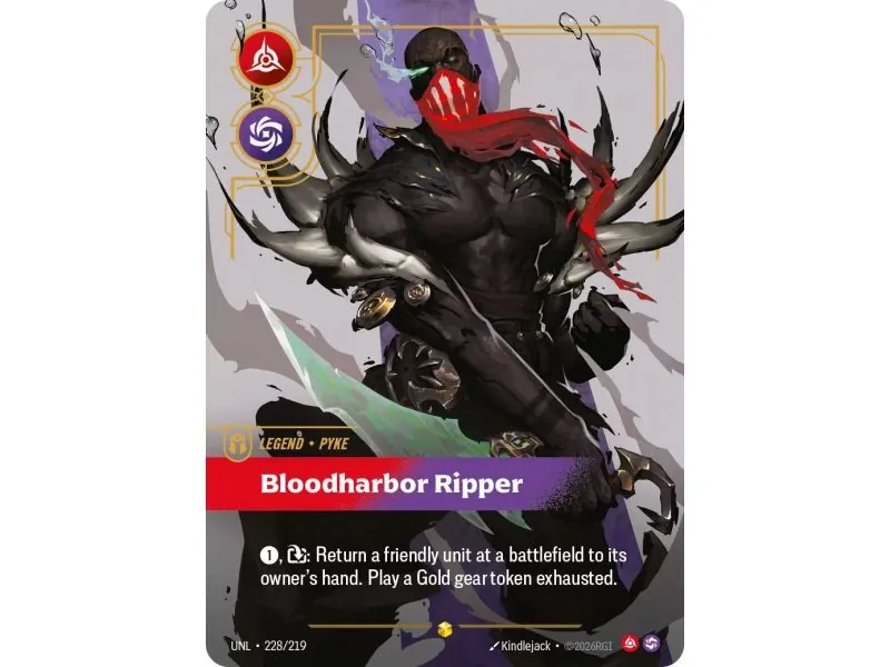 Pyke - Bloodharbor Ripper (Base) UNL-228 | UNL | ProCards México