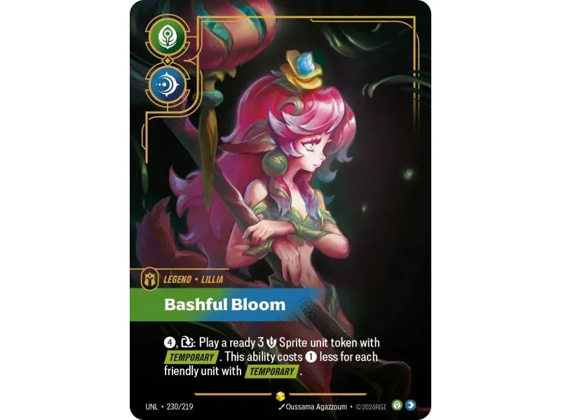 Lillia - Bashful Bloom (Base) UNL-230 | UNL | ProCards México