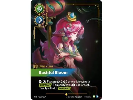 Lillia - Bashful Bloom (Base) UNL-230 | UNL | ProCards México