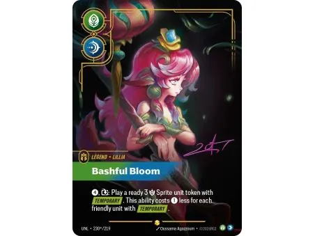 Lillia - Bashful Bloom (STAR) UNL-230-STAR | UNL | ProCards México