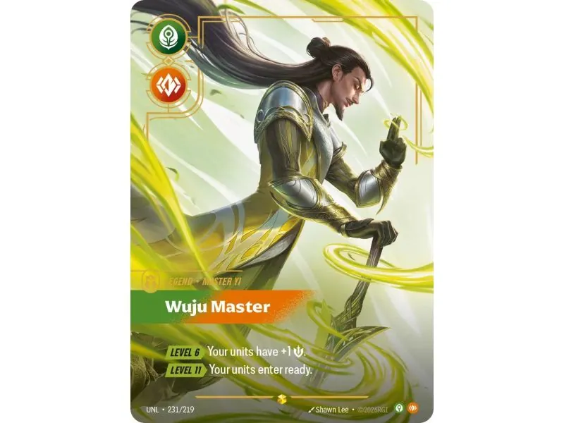 Master Yi - Wuju Master (Base) UNL-231 | UNL | ProCards México