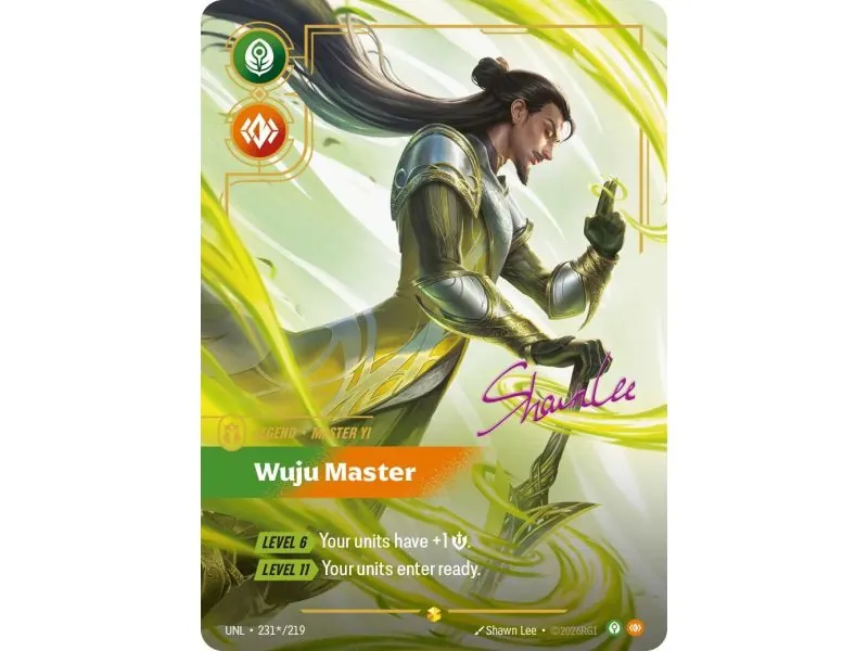Master Yi - Wuju Master (STAR) UNL-231-STAR | UNL | ProCards México