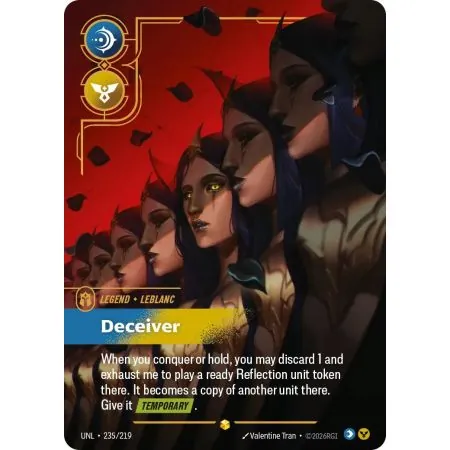 LeBlanc - Deceiver (Base) UNL-235 | UNL | ProCards México