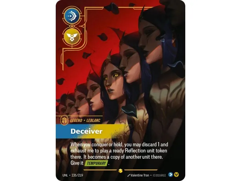 LeBlanc - Deceiver (Base) UNL-235 | UNL | ProCards México