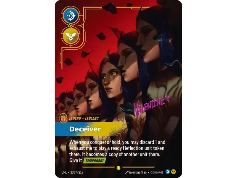 LeBlanc - Deceiver (STAR) UNL-235-STAR | UNL | ProCards México