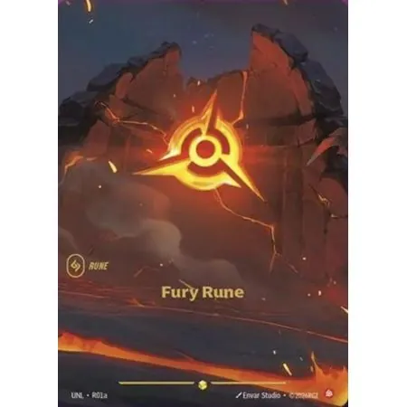 Fury Rune (Alt/Token side) UNL-R01a | UNL | ProCards México