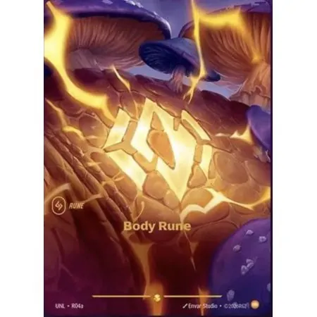 Body Rune (Alt/Token side) UNL-R04a | UNL | ProCards México