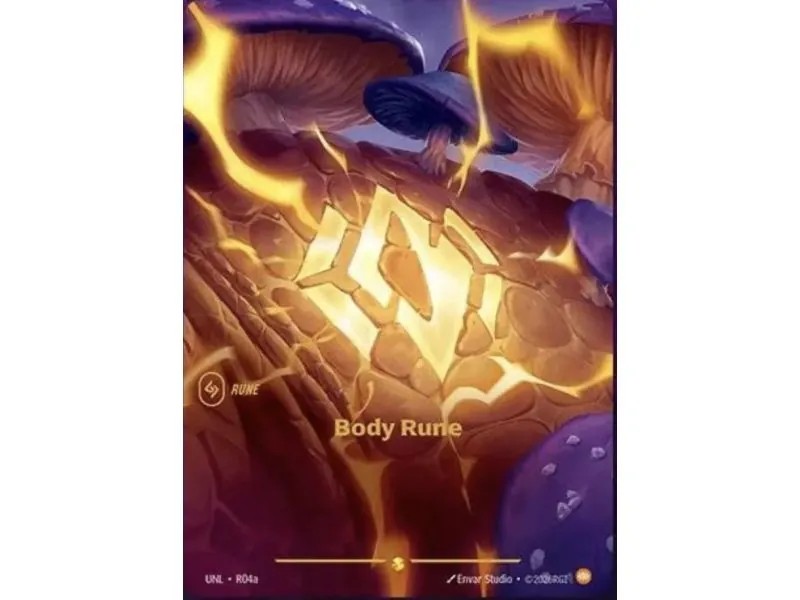 Body Rune (Alt/Token side) UNL-R04a | UNL | ProCards México