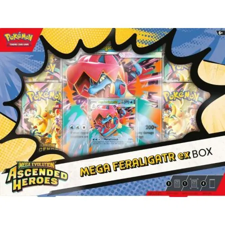 ME02.5 Ascended Heroes Mega Feraligatr ex Box