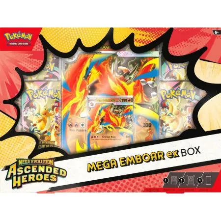 ME02.5 Ascended Heroes Mega Emboar ex Box