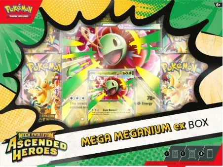 ME02.5 Heroes Ascendentes Mega Meganium ex Box