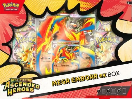 ME02.5 Heroes Ascendentes Mega Emboar ex Box