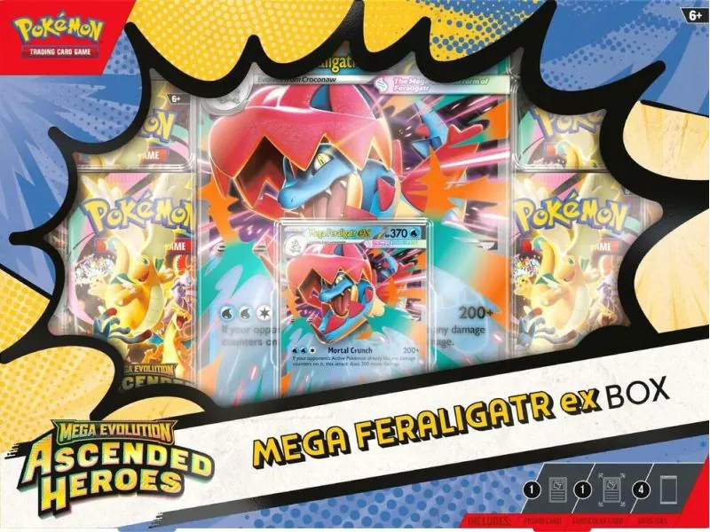 ME02.5 Heroes Ascendentes Mega Feraligatr ex Box