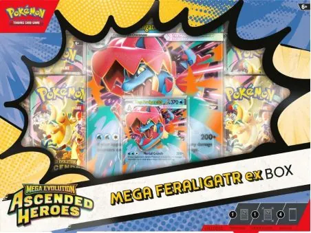 ME02.5 Heroes Ascendentes Mega Feraligatr ex Box