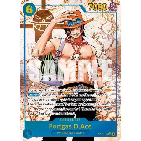 Portgas.D.Ace (Secret Rare) – OP13 Carrying on His Will | Carta ONE PIECE en México