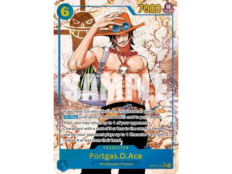 Portgas.D.Ace (Secret Rare) – OP13 Carrying on His Will | Carta ONE PIECE en México