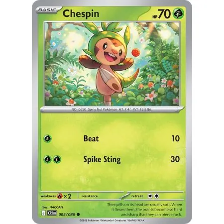 Chespin CRI-EN005 | Chaos Rising | ProCards México