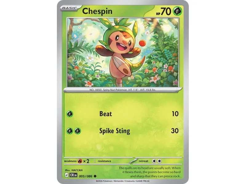 Chespin CRI-EN005 | Chaos Rising | ProCards México